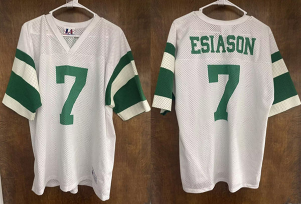 Men's New York Jets ACTIVE PLAYER Custom White Stitched Jersey